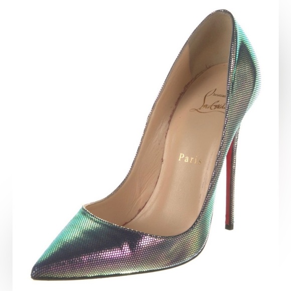 CHRISTIAN LOUBOUTIN So Kate 120 Pumps – Tissu Scarabe Digitale – Size EU 38 US 8 - Picture 1 of 14